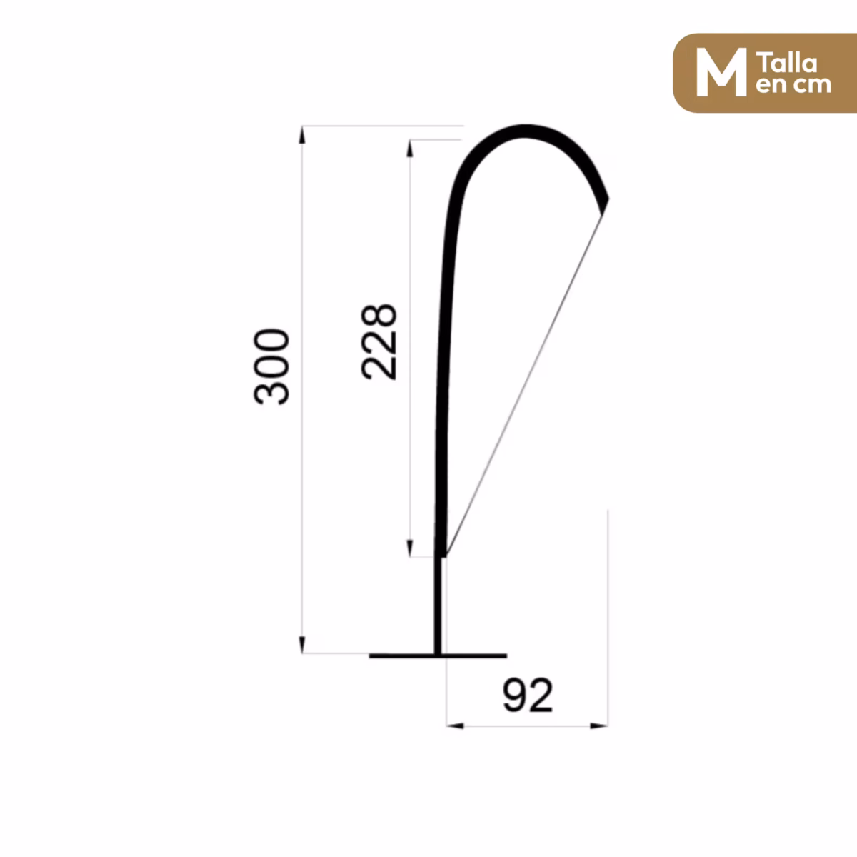 Bandera Gota Personalizada - Imagen 4