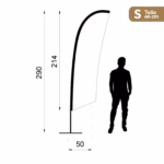 Bandera Surf Personalizada Pack Completo - Imagen 3